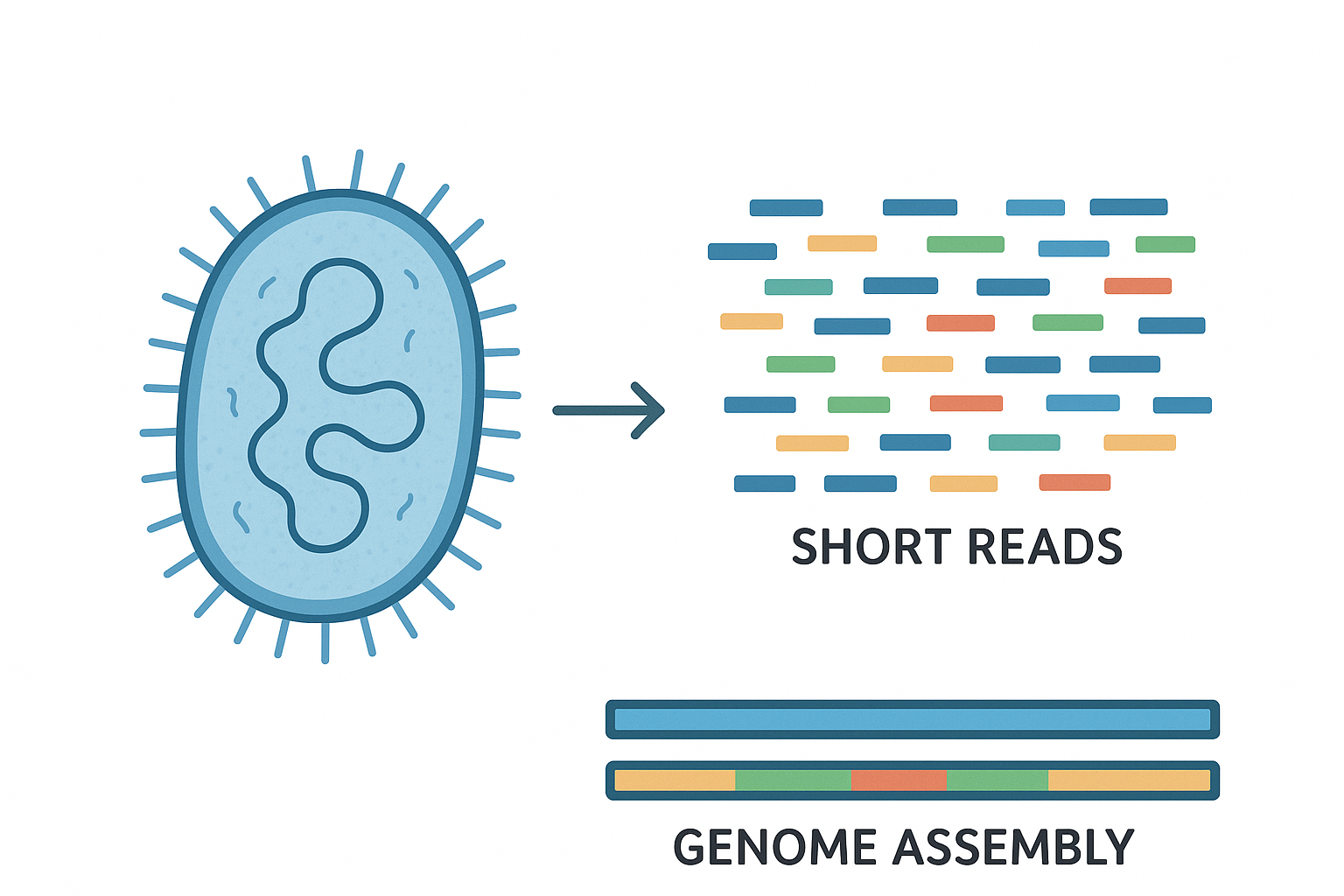 Microbial genome assembly
